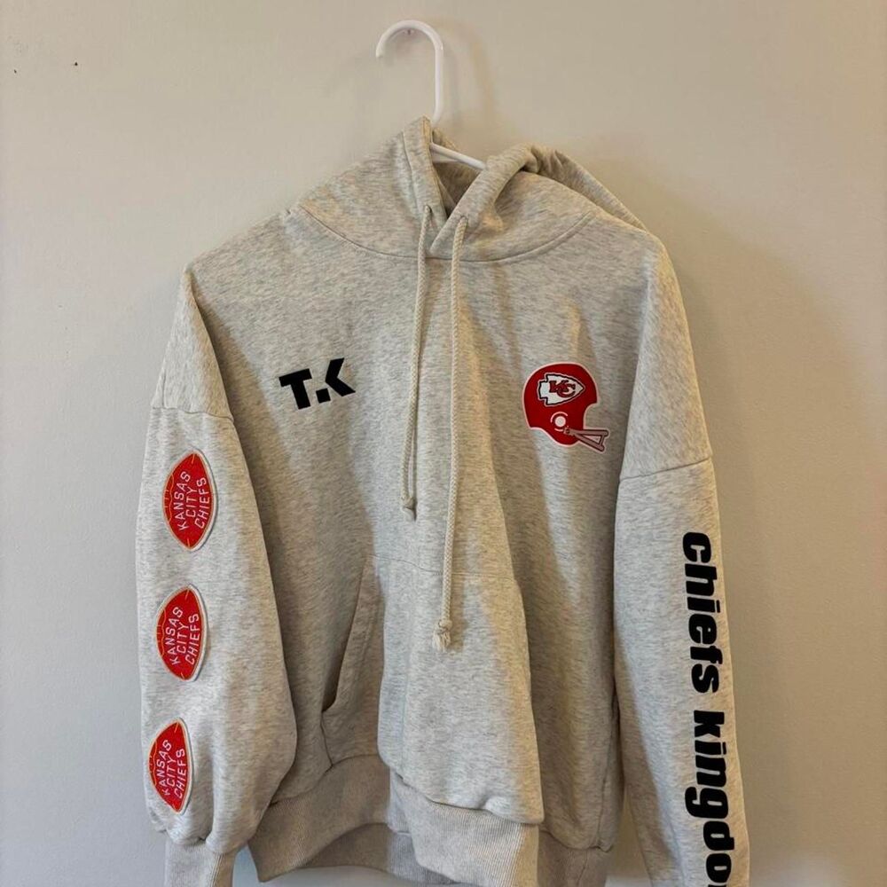 Nfl Men's Grey Hoodie